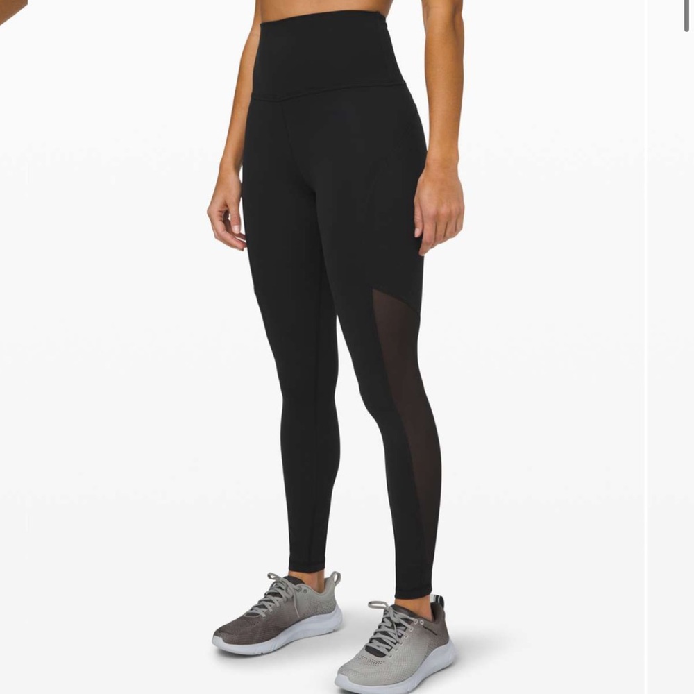 Lululemon Black Mastered Motion High-Rise Tight leggings 2 NWOT